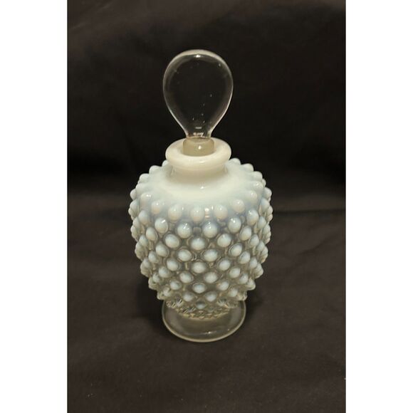 Fenton Other - Vintage Fenton Opalescent Hobnail Glass Perfume Bottle with Stopper